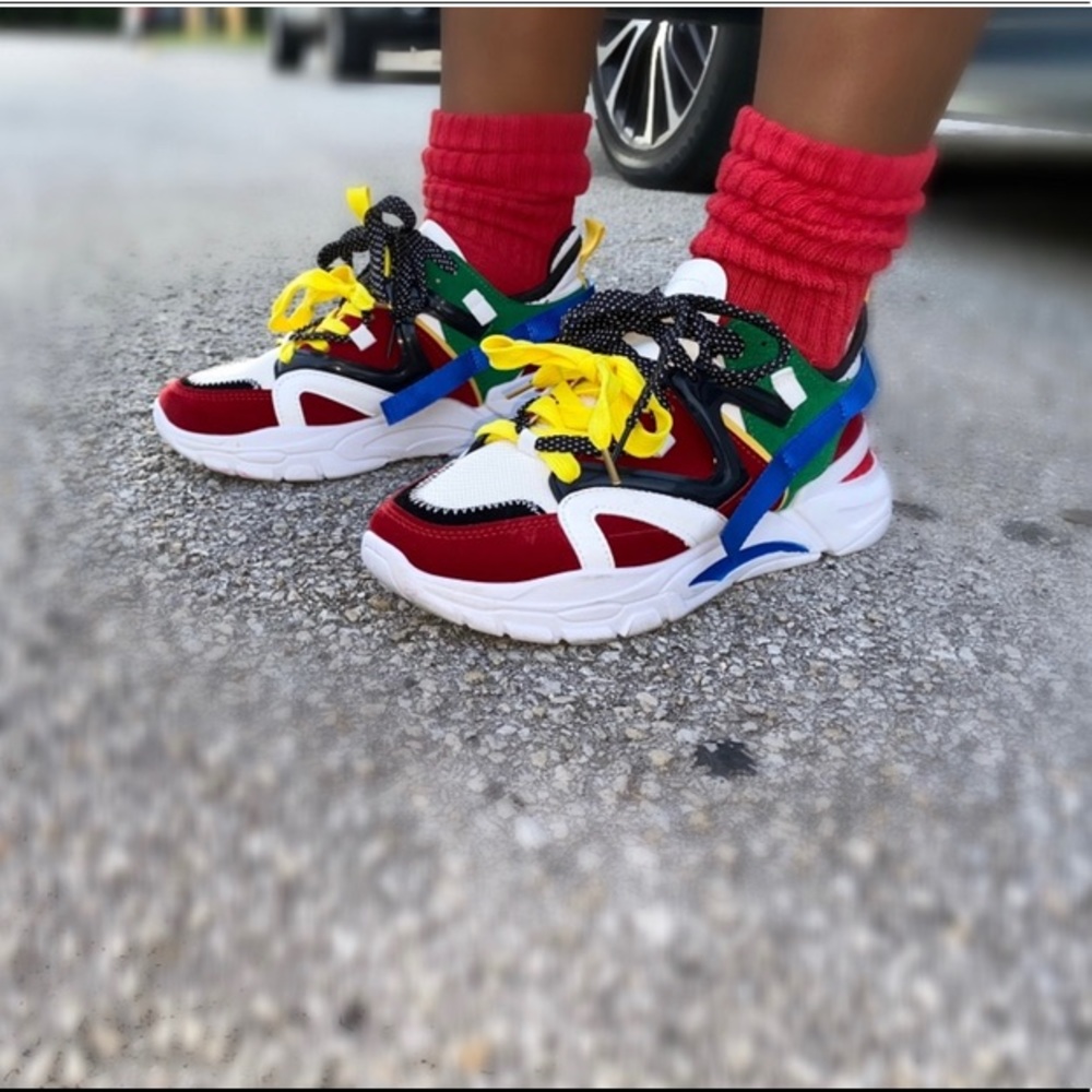 New Colorful Platform Sneaker